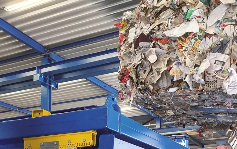 Input Papierballen